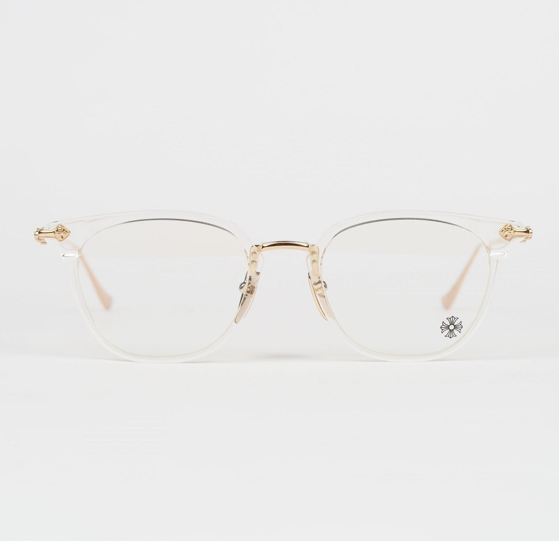 Chrome Hearts Glasses Sunglasses SHAGASS 51 – CRYSTALGOLD PLATED 1