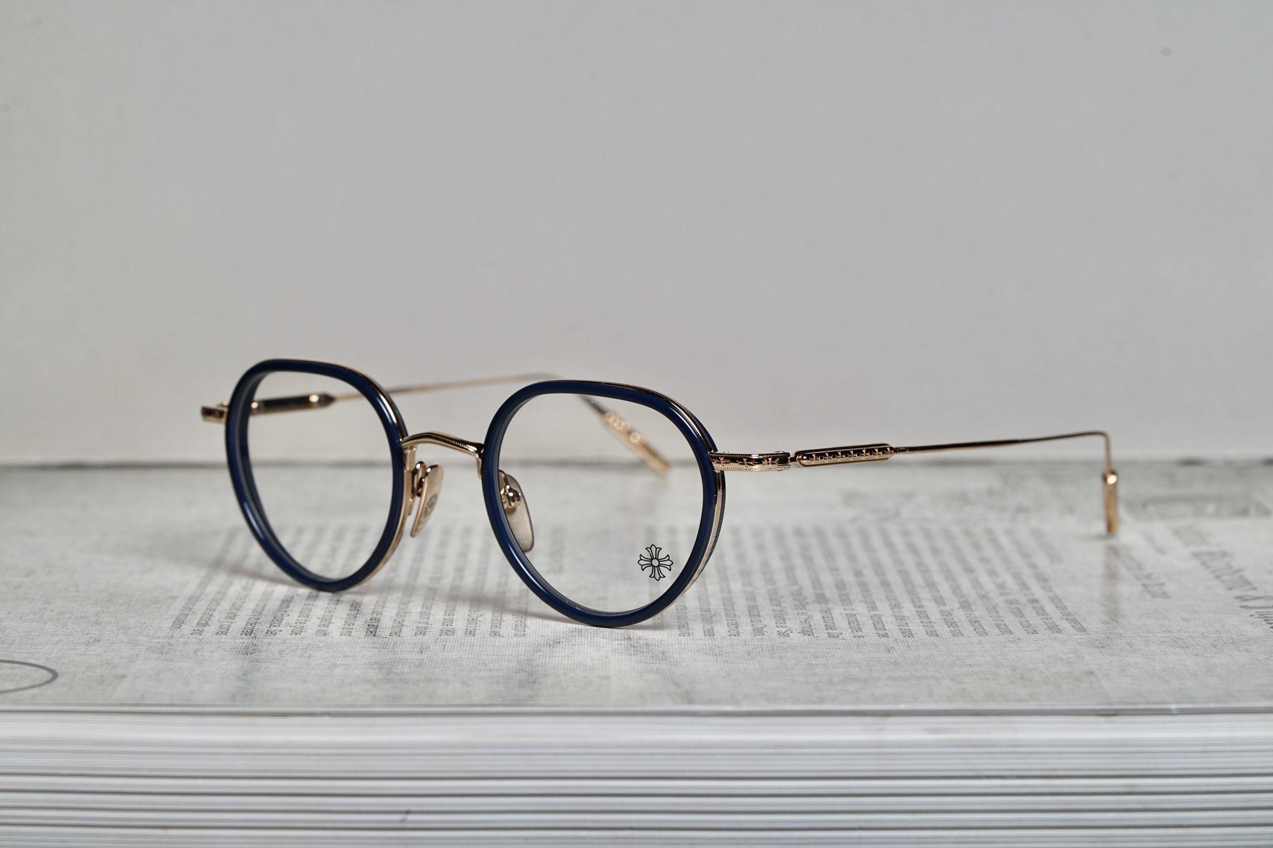 Chrome Hearts Glasses Sunglasses SQRTON PCKGOLD PLATED 4