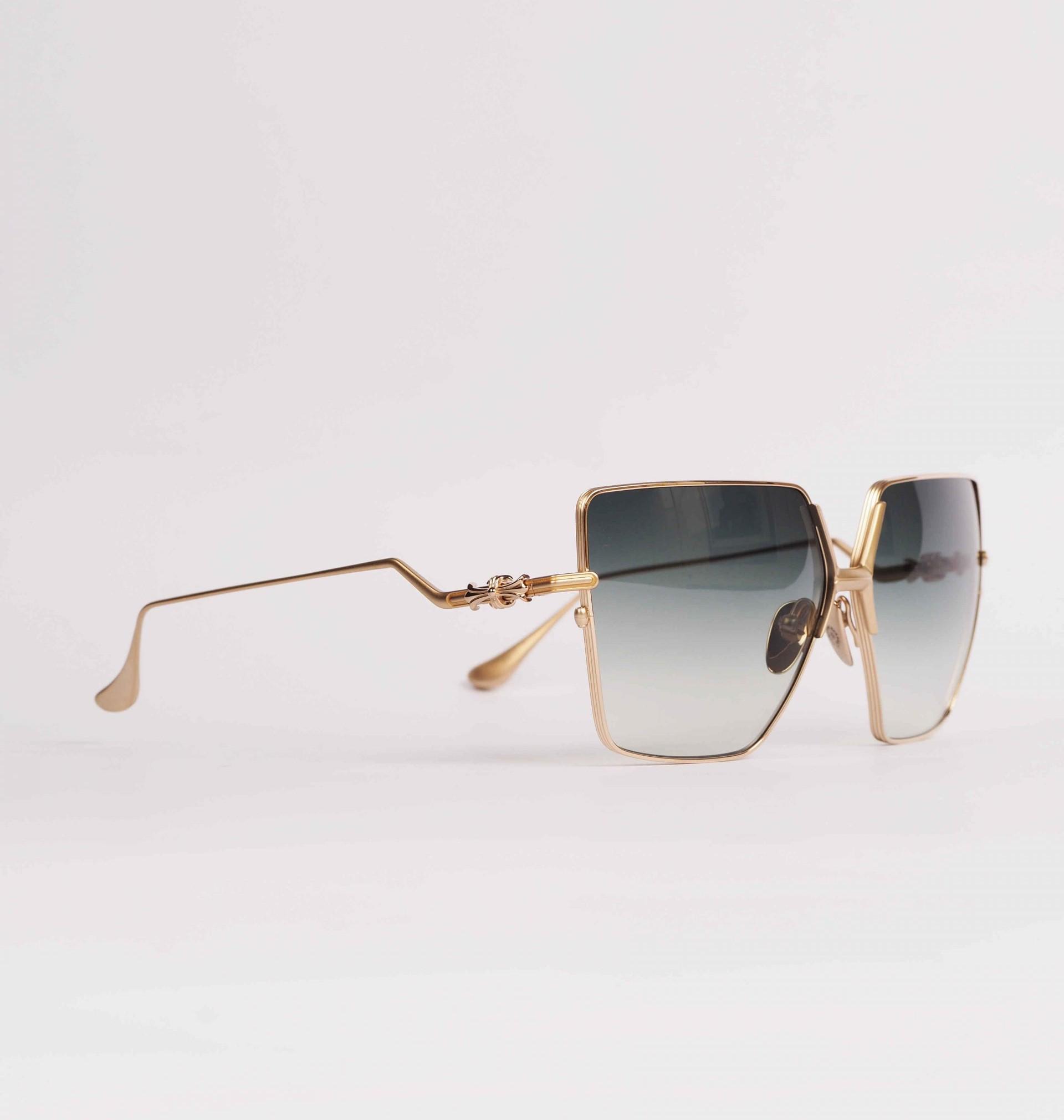 Chrome Hearts Glasses Sunglasses STEPHDOGG GOLD PLATED MATTE GOLD PLATED 1