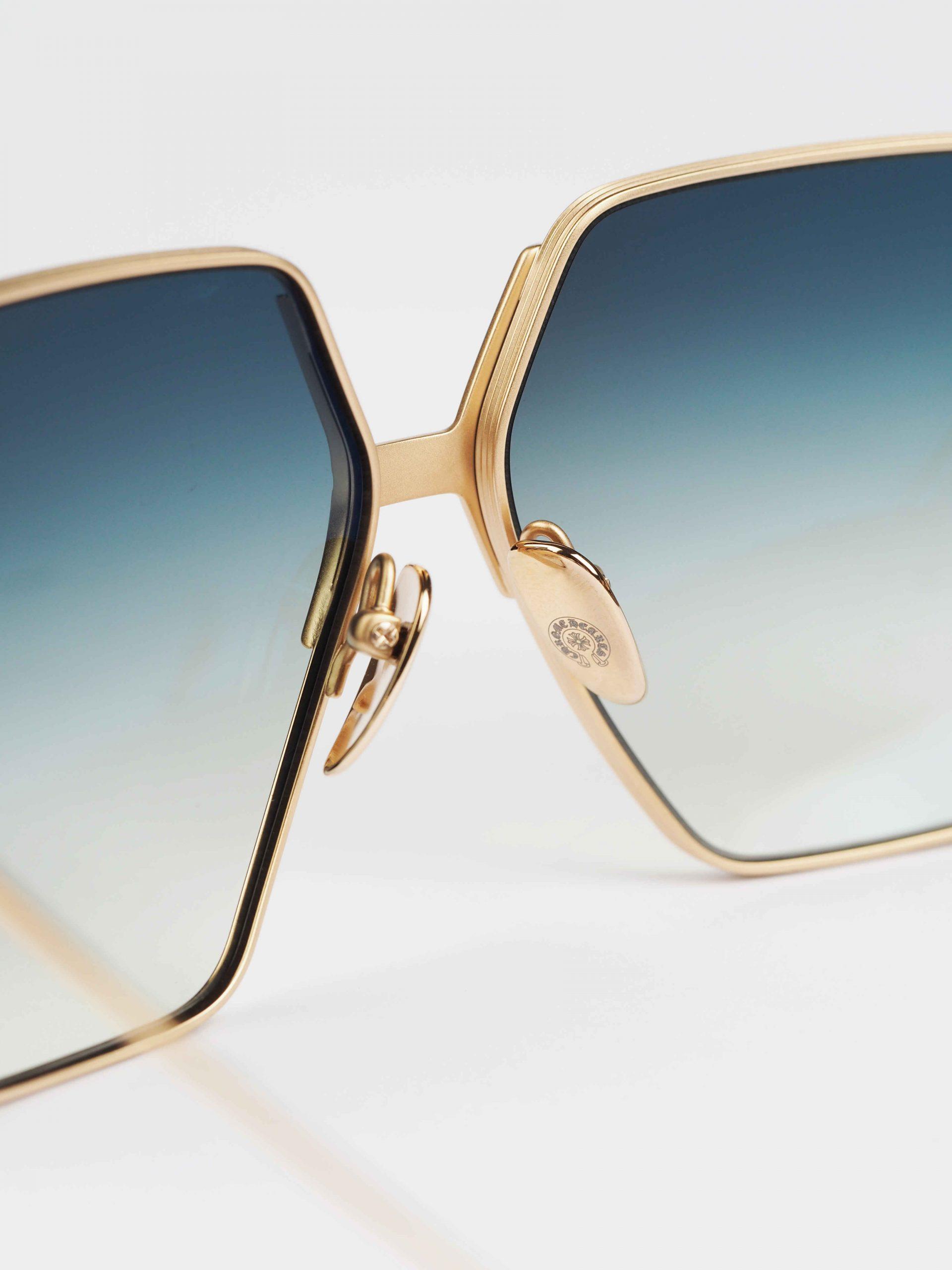 Chrome Hearts Glasses Sunglasses STEPHDOGG GOLD PLATED MATTE GOLD PLATED 3