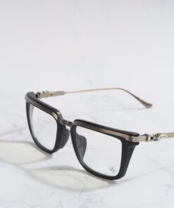 Chrome Hearts Glasses Sunglasses TRYDIXAGAIN – MATTE BLACKANTIQUE SILVER 1