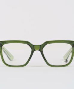 Chrome Hearts Glasses Sunglasses VAGILLIONAIRE II – DARK OLIVESILVER 1