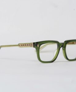 Chrome Hearts glasses AMBIDIXTROUS – BLACKGOLD DARK OLIVE 2