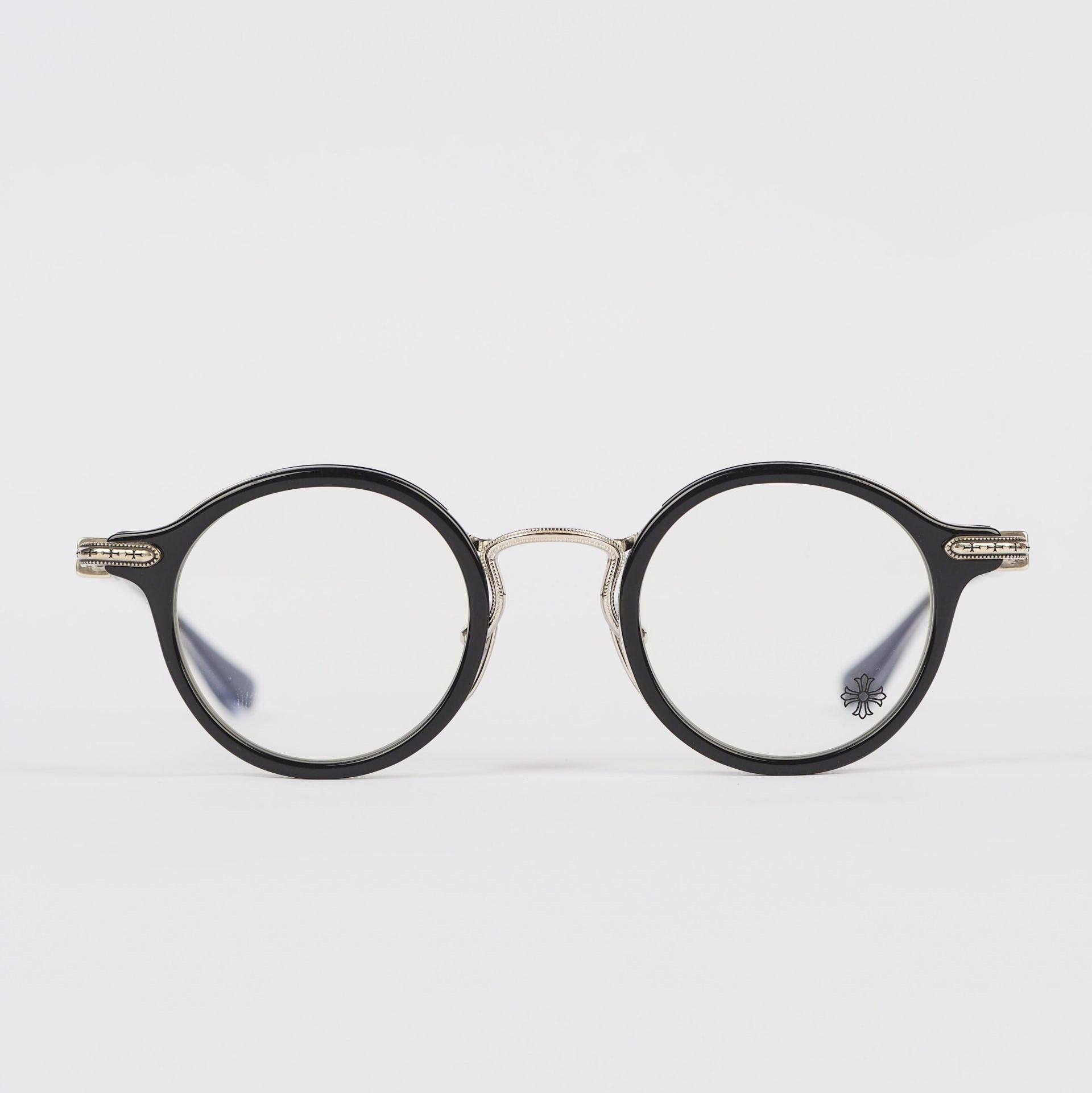 Chrome Hearts glasses BRA GILE – BLACKSHINY SILVER 1