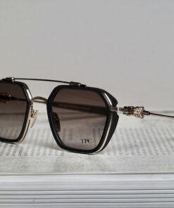 Chrome Hearts glasses HOTATION – MATTE BLACKGOLD PLATED 6