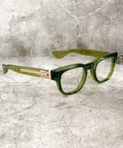 Chrome Hearts glasses CUNTVOLUTED – Dark Olive Silver